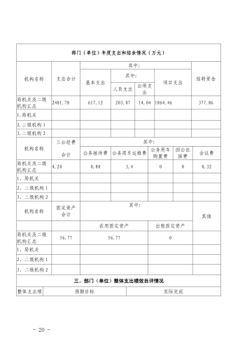 宜农办〔2021〕1号 中共宜良县委农村工作领导小组办公室2020年度整体支出绩效评价自评报告_19