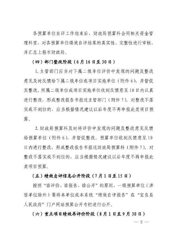 宜良县财政局关于开展2020年度财政支出绩效评价工作的通知0004
