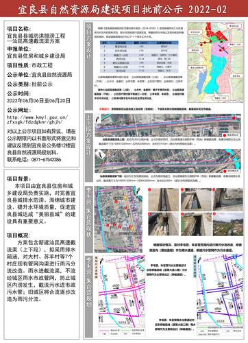 宜良县自然资源局建设项目批前公示2022-02