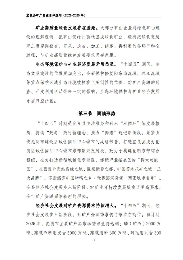 宜良县矿产资源总体规划（2021-2025年）（发布用）_10