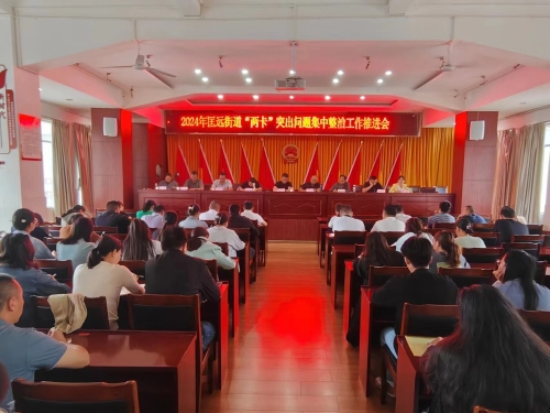 两卡突出问题整治工作推进会